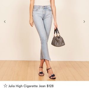 Reformation Julia High Cigarette Jeans - Sz30